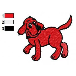 Clifford the Big Red Dog 10 Embroidery Design